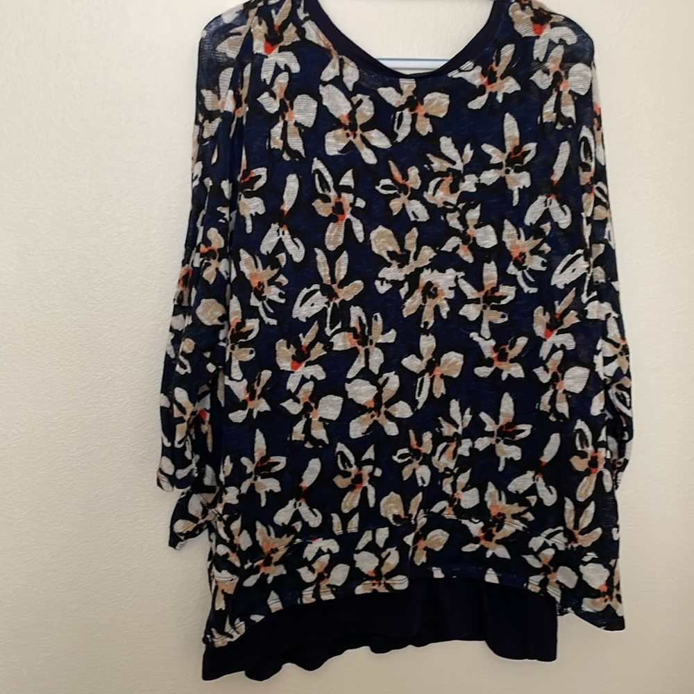Grace Elements High Low Sweater with Long Tank Top Underneath - Picture 2 of 4